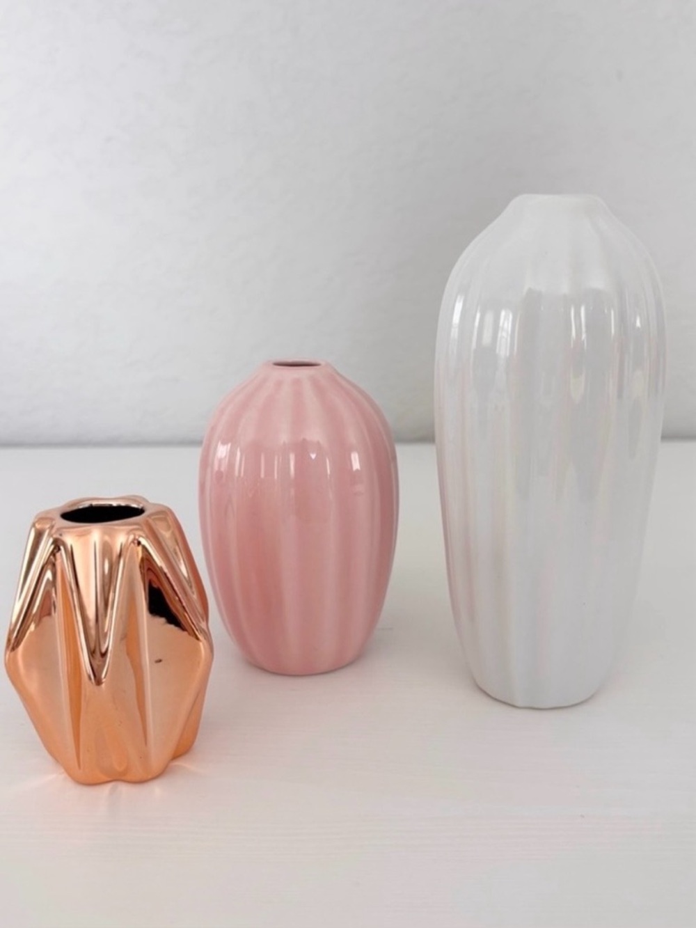 WEST EMORY Minimalist Mini Bud Vases (3)